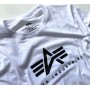 Футболка Alpha Industries Basic Logo Tee (White)